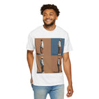 Minimalist Photo-Grid T-Shirt — Vintage Earthtone Streetwear