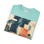 Abstract Cityscape T-Shirt — Vintage Collage Graphic Tee