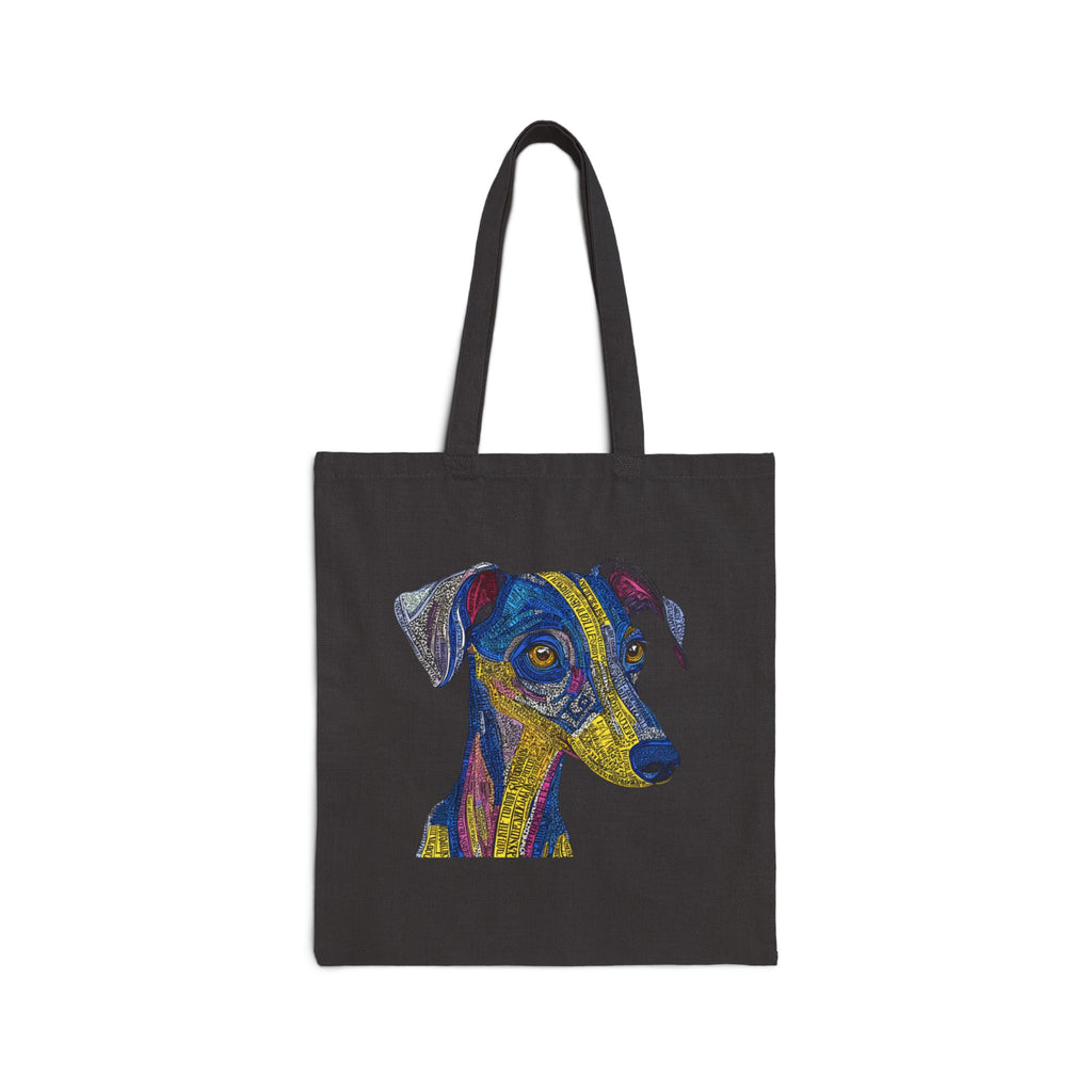 Vibrant Dog Art Tote Bag - Pet Lover Gift, Eco-Friendly Shopping Bag, Animal Lover Accessory, Dog Owner Essentials