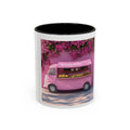 Pink Flower Food Truck Coffee Mug – Cute Accent 11/15oz