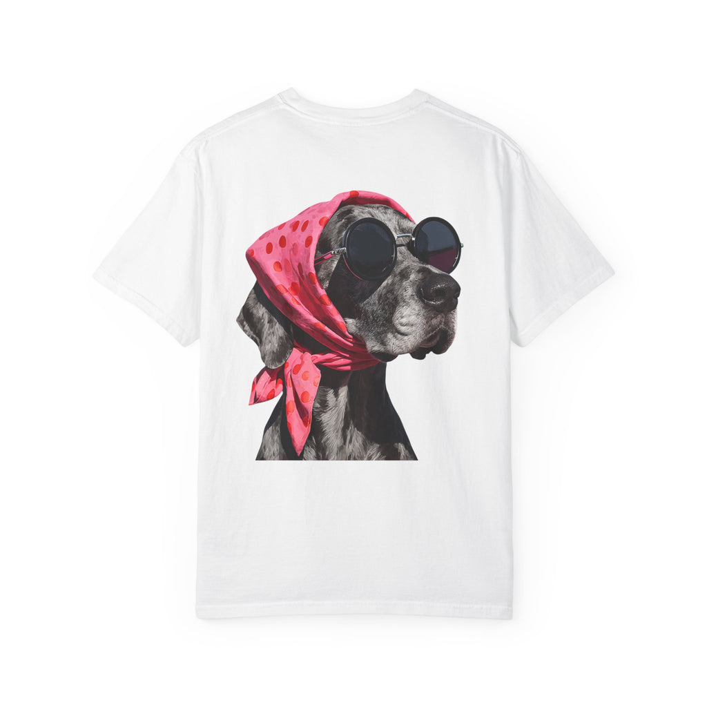 Monkey Reading Mug Graphic T-shirt | Surfer Back Print Tee