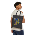 Vibrant Dog Art Tote Bag - Pet Lover Gift, Eco-Friendly Shopping Bag, Animal Lover Accessory, Dog Owner Essentials