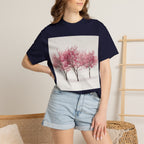 Cherry Blossom Tee — Pink Sakura Trees Graphic T-Shirt