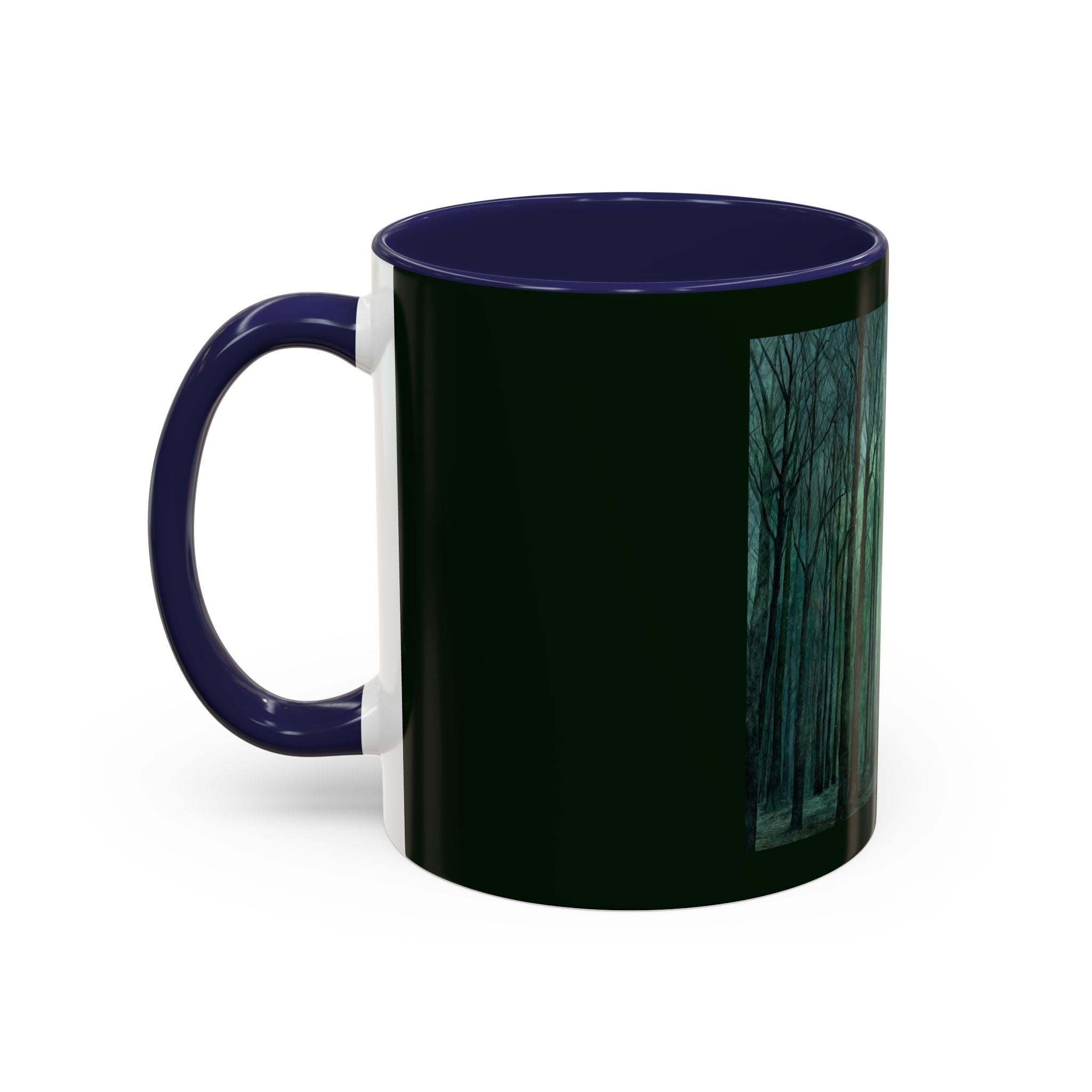 Forest Path Coffee Mug — Moody Green Woodland Accent 11oz/15oz
