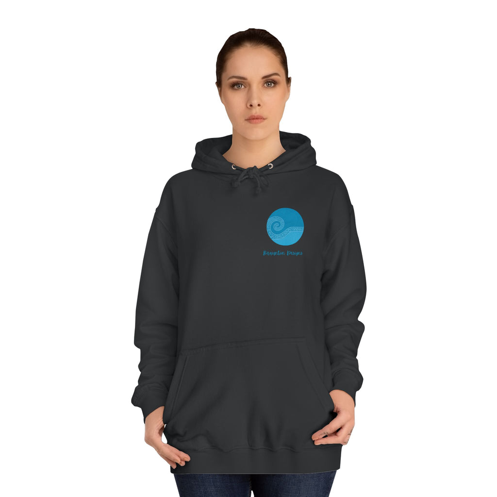 Surfer Silhouette Hoodie — Beach Sunset Graphic Pullover