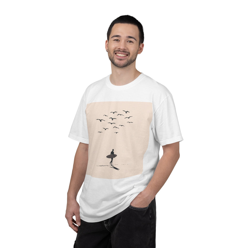 Surfer T shirt, Surf Clothing, Coastal Vibes, Unisex surf top, Casual Clothing.