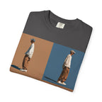 Minimalist Photo-Grid T-Shirt — Vintage Earthtone Streetwear