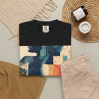 Abstract Cityscape T-Shirt — Vintage Collage Graphic Tee