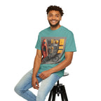 Adventure Gear T-Shirt — Kayak & Bike Outfit Flatlay