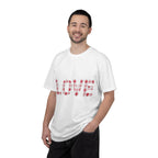 Love Heart Pattern T-Shirt | LOVE floral typography tee