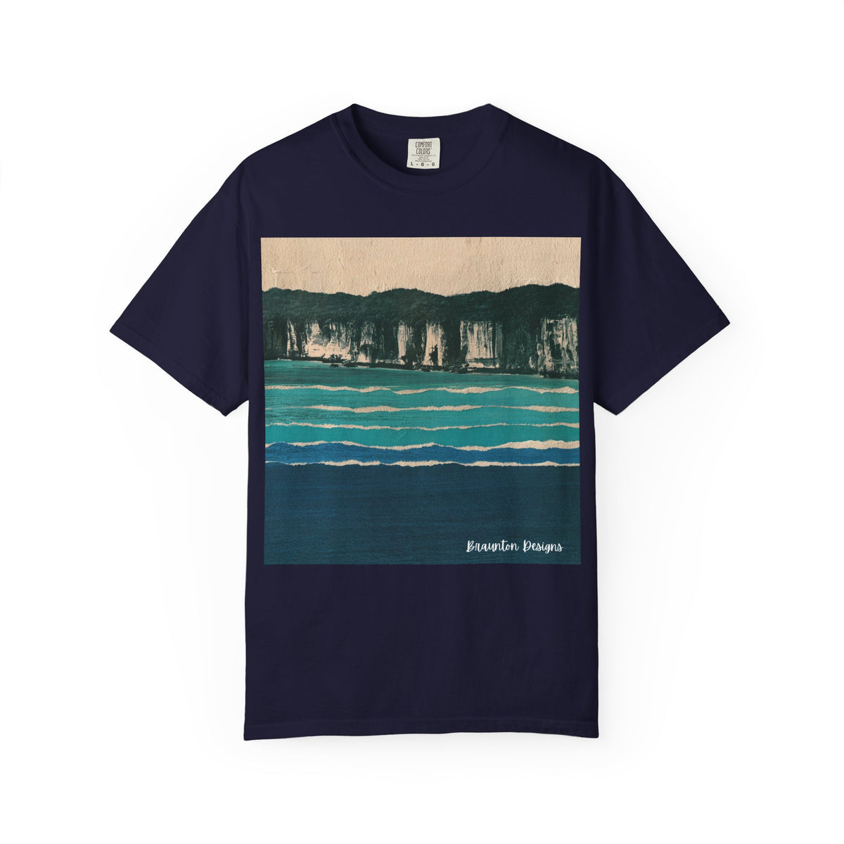 Coastal Waves Graphic T-Shirt