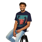Sunset Texting Silhouette Graphic Tee