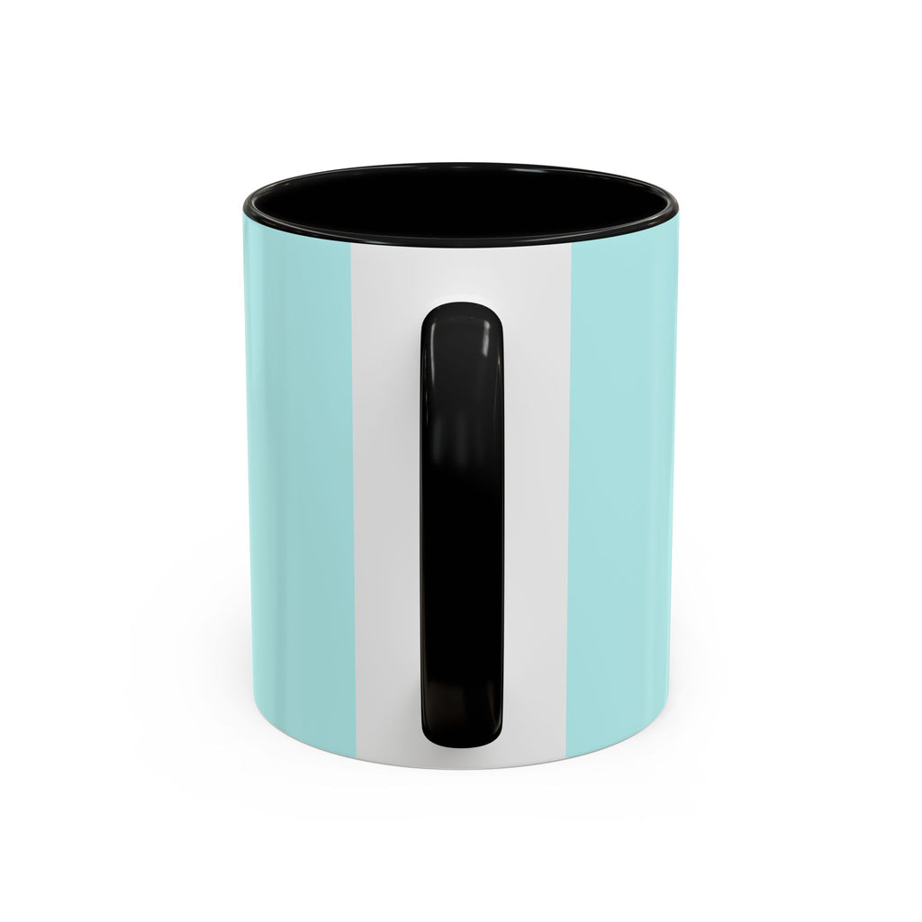 Blue Wave Accent Coffee Mug – Ocean Swirl 11/15oz Ceramic