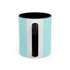 Blue Wave Accent Coffee Mug – Ocean Swirl 11/15oz Ceramic