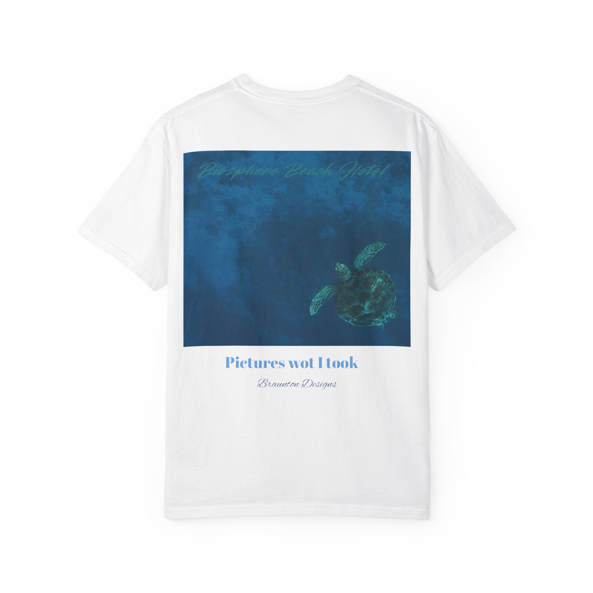 Sea Turtle Graphic T-Shirt — "Pictures Not Taken" Ocean Print