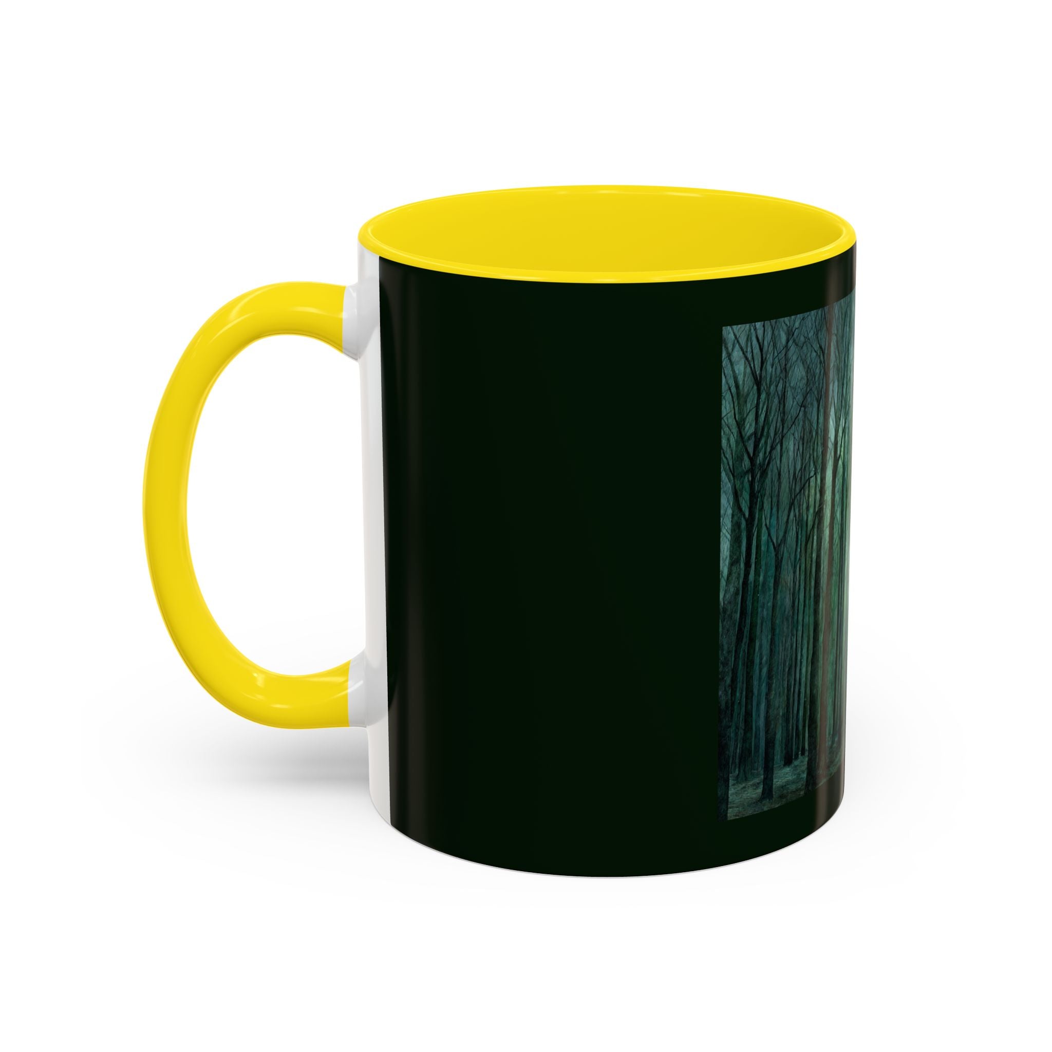 Forest Path Coffee Mug — Moody Green Woodland Accent 11oz/15oz