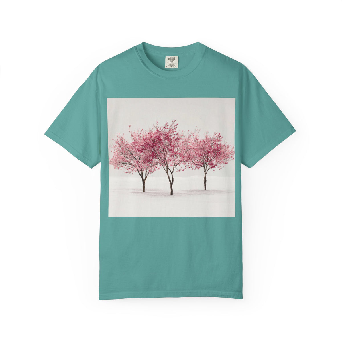 Cherry Blossom Tee — Pink Sakura Trees Graphic T-Shirt