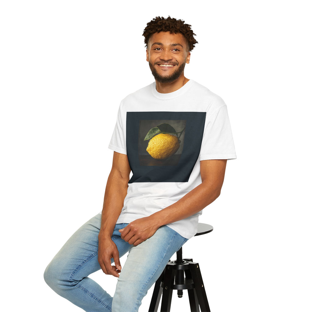 Lemon Still Life T-Shirt — Vintage Botanical Art Tee