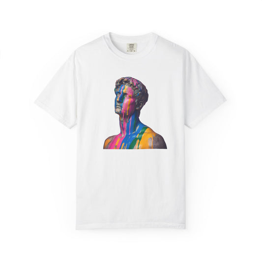 Colorful Artistic Women's Crop Tee - Trendy Statement Top, Street Style, Graphic Tee, Summer Style, Unique Gift Idea