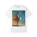 Surfer Art T-Shirt — Sunset Surfboard Painting Tee