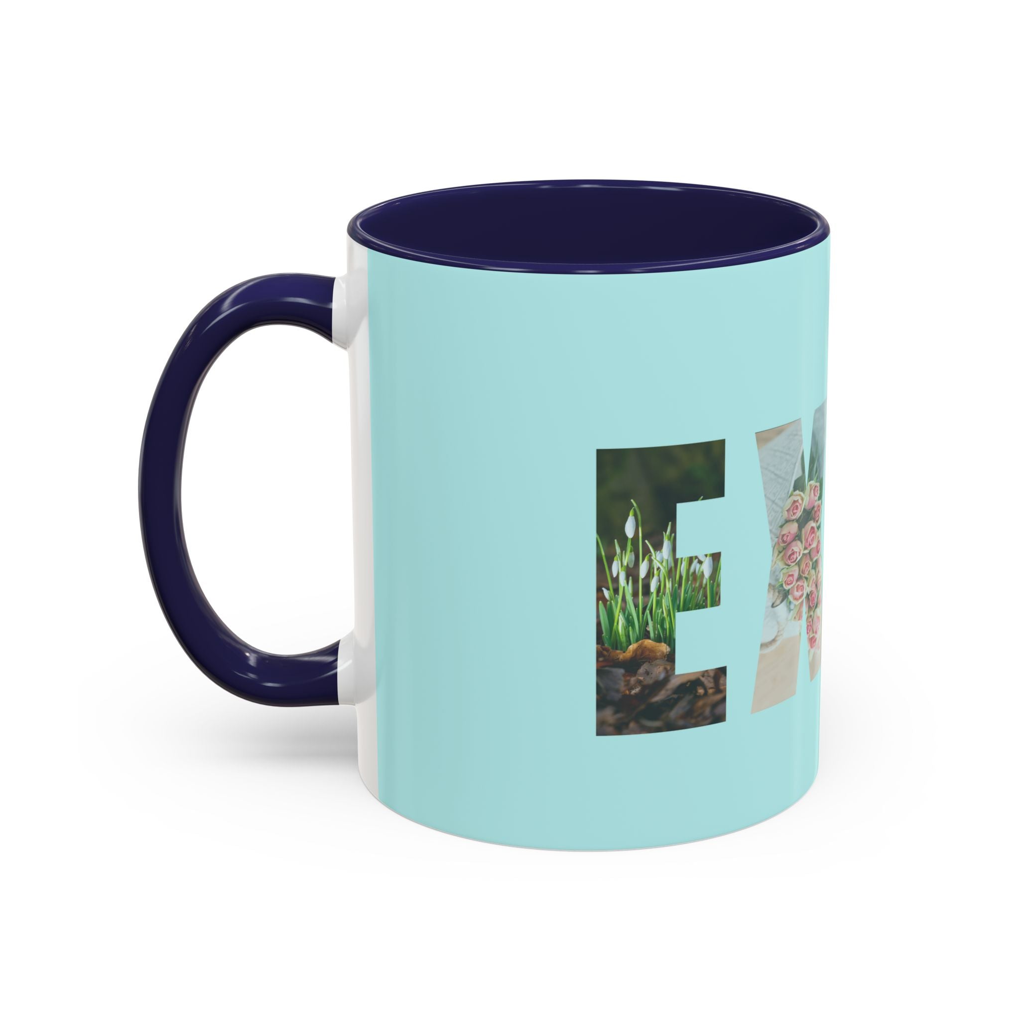 Tumbler Mug — Floral Number 33 Accent Coffee Mug (11/15oz)