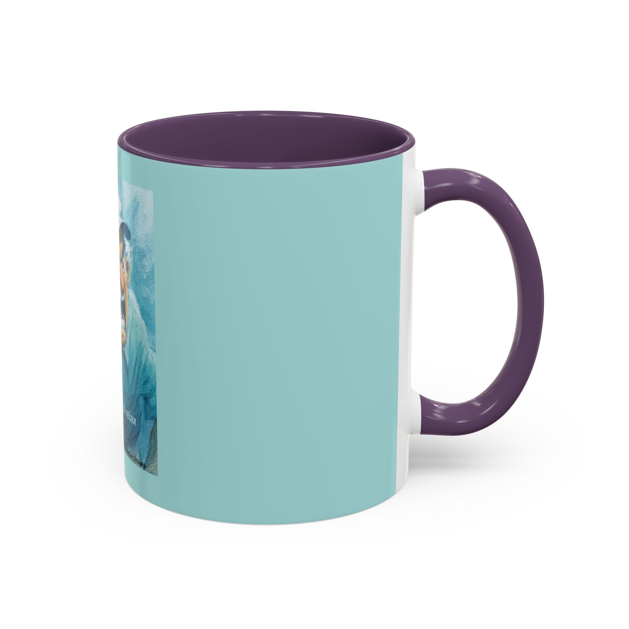 Funny Golf Mug – "I play golf to relax" Accent Coffee Mug (11/15oz)