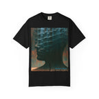 Abstract Profile Art T-Shirt — Textured Silhouette Graphic Tee