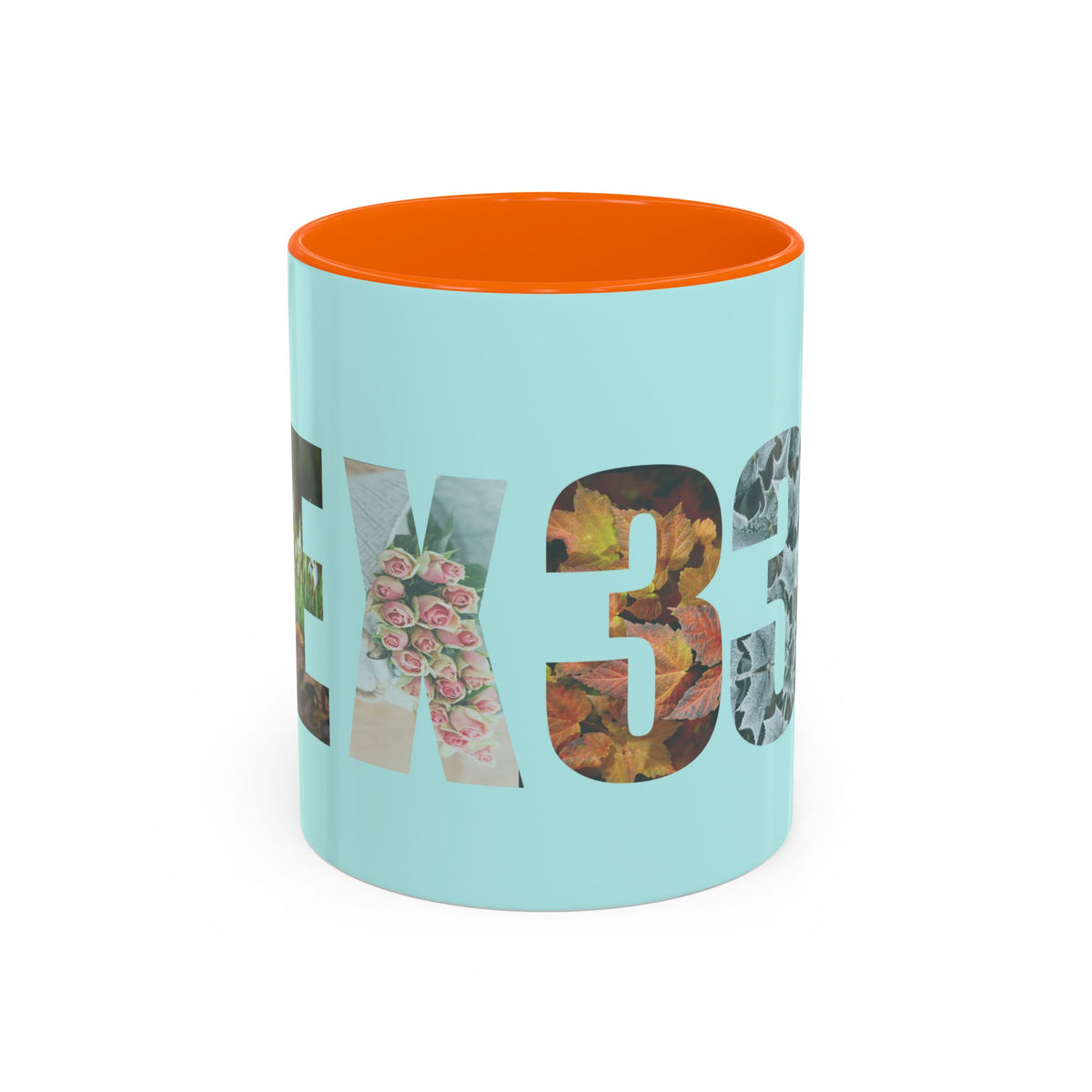 Tumbler Mug — Floral Number 33 Accent Coffee Mug (11/15oz)