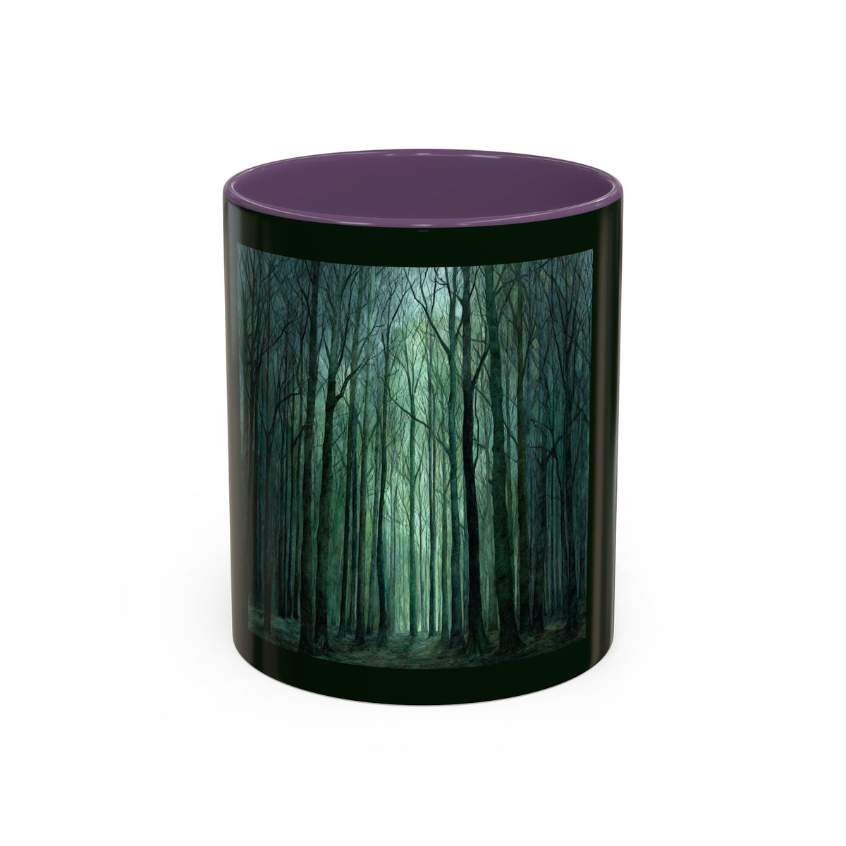 Forest Path Coffee Mug — Moody Green Woodland Accent 11oz/15oz