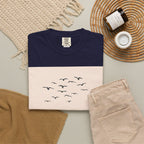 USA I Surfer Beach Scene Tee | Casual Low Tide Waves Dude