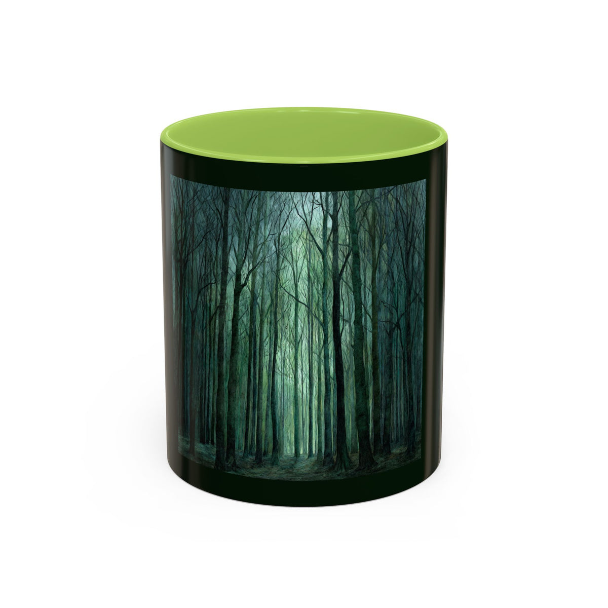Forest Path Coffee Mug — Moody Green Woodland Accent 11oz/15oz
