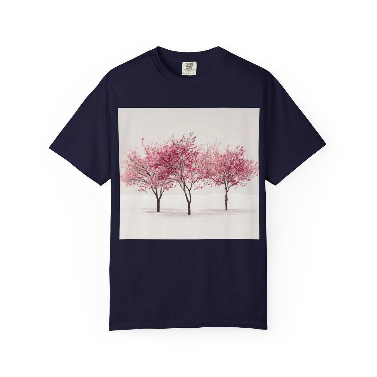 Cherry Blossom Tee — Pink Sakura Trees Graphic T-Shirt