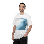 For UK .Ocean-Flow Short Sleeve Tee | Relaxed Fit T-Shirt for Beach Lovers, Summer Vibe, Casual Wear, Gift for Ocean Enthusiasts, Coastal