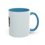 Retro Dog Coffee Mug — Chic Pup with Scarf & Sunglasses Accent Mug