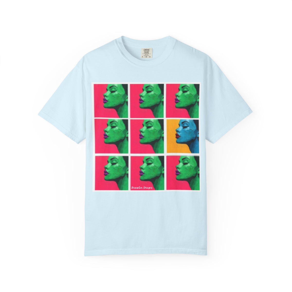 Pop Art Profile Grid T-Shirt