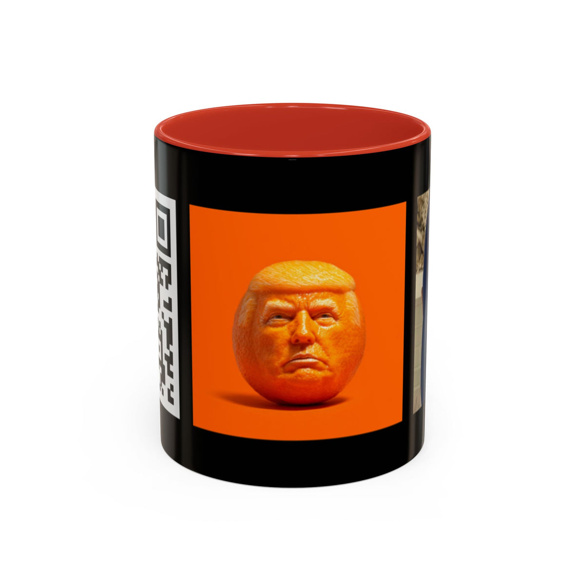 Political Satire Coffee Mug - Funny Anti-Trump Novelty Accent Mug -Free song with QR  Code