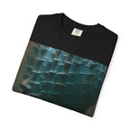 Abstract Profile Art T-Shirt — Textured Silhouette Graphic Tee