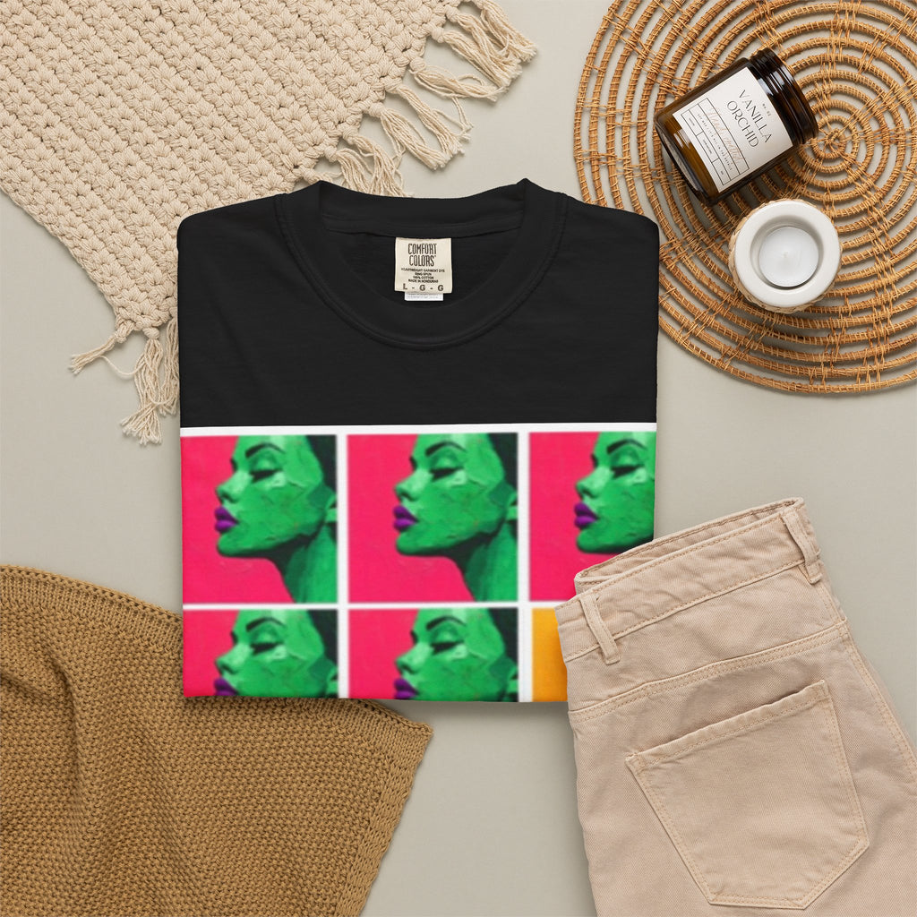 Pop Art Profile Grid T-Shirt