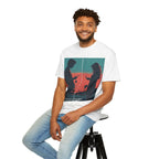 Sunset Texting Silhouette Graphic Tee
