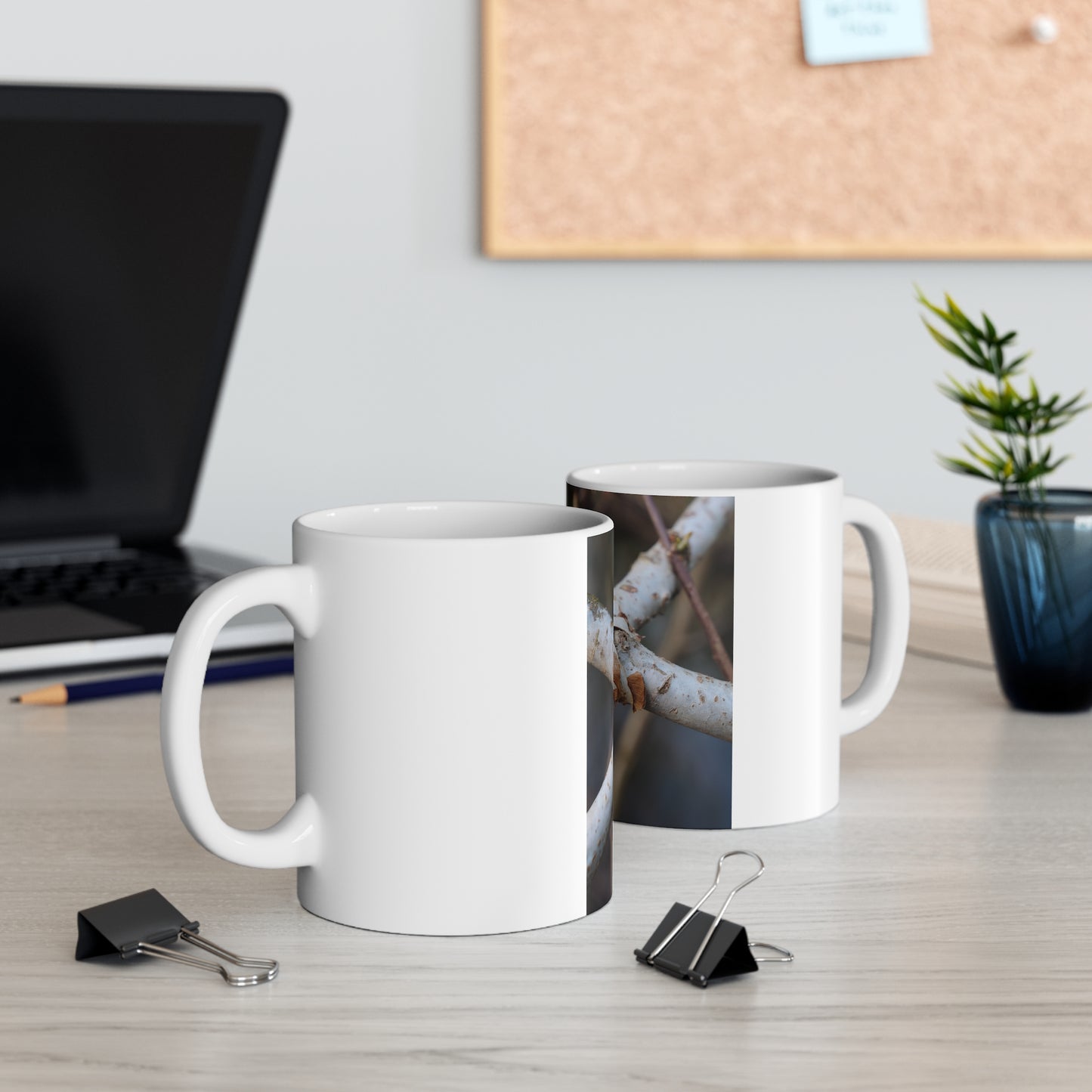 Nature-Inspired 11oz Coffee Mug, Botanical Mug, Earthy Drinkware, Gift for Nature Lovers, Rustic Kitchen Decor, Eco-Friendly Mug