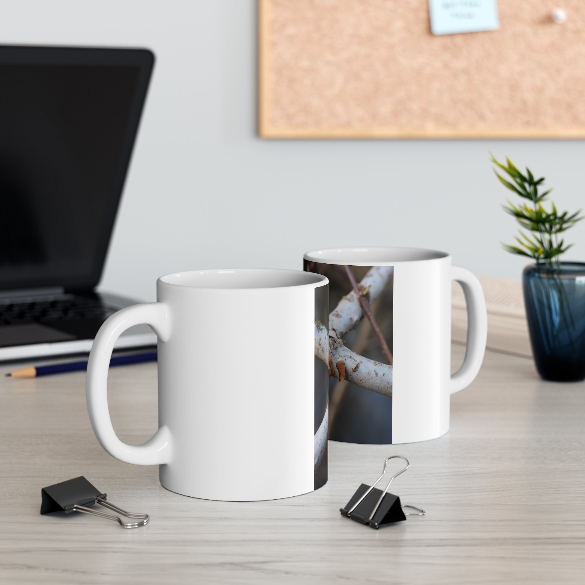 Nature-Inspired 11oz Coffee Mug, Botanical Mug, Earthy Drinkware, Gift for Nature Lovers, Rustic Kitchen Decor, Eco-Friendly Mug