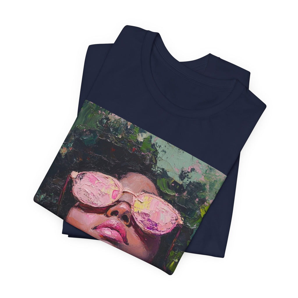 Afro Chic Sunglasses Art Tee