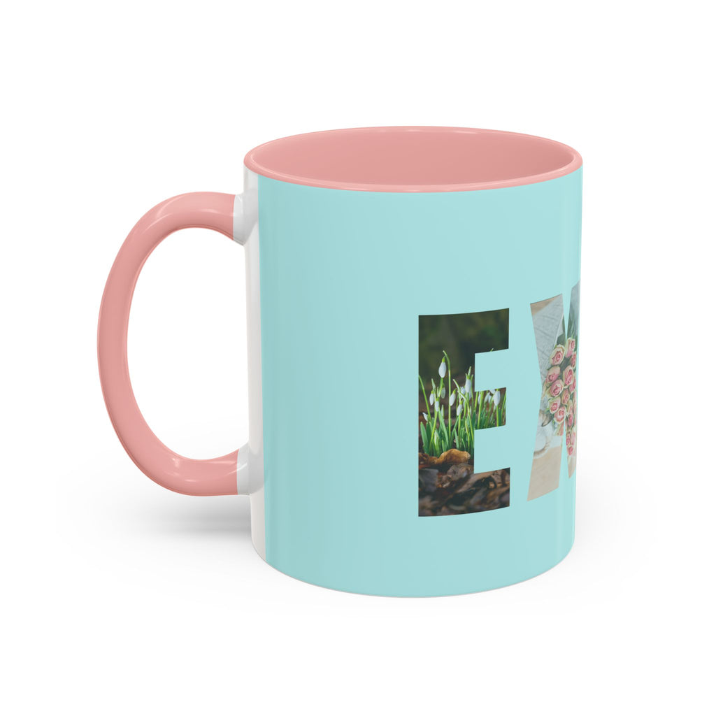 Tumbler Mug — Floral Number 33 Accent Coffee Mug (11/15oz)