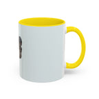 Retro Dog Coffee Mug — Chic Pup with Scarf & Sunglasses Accent Mug