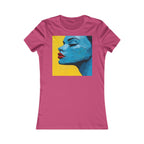 Artistic Profile Women's T-Shirt, Abstract Art Tee, Stylish Casual Shirt, Trendy Graphic Top, Unique Gift for Art Lovers