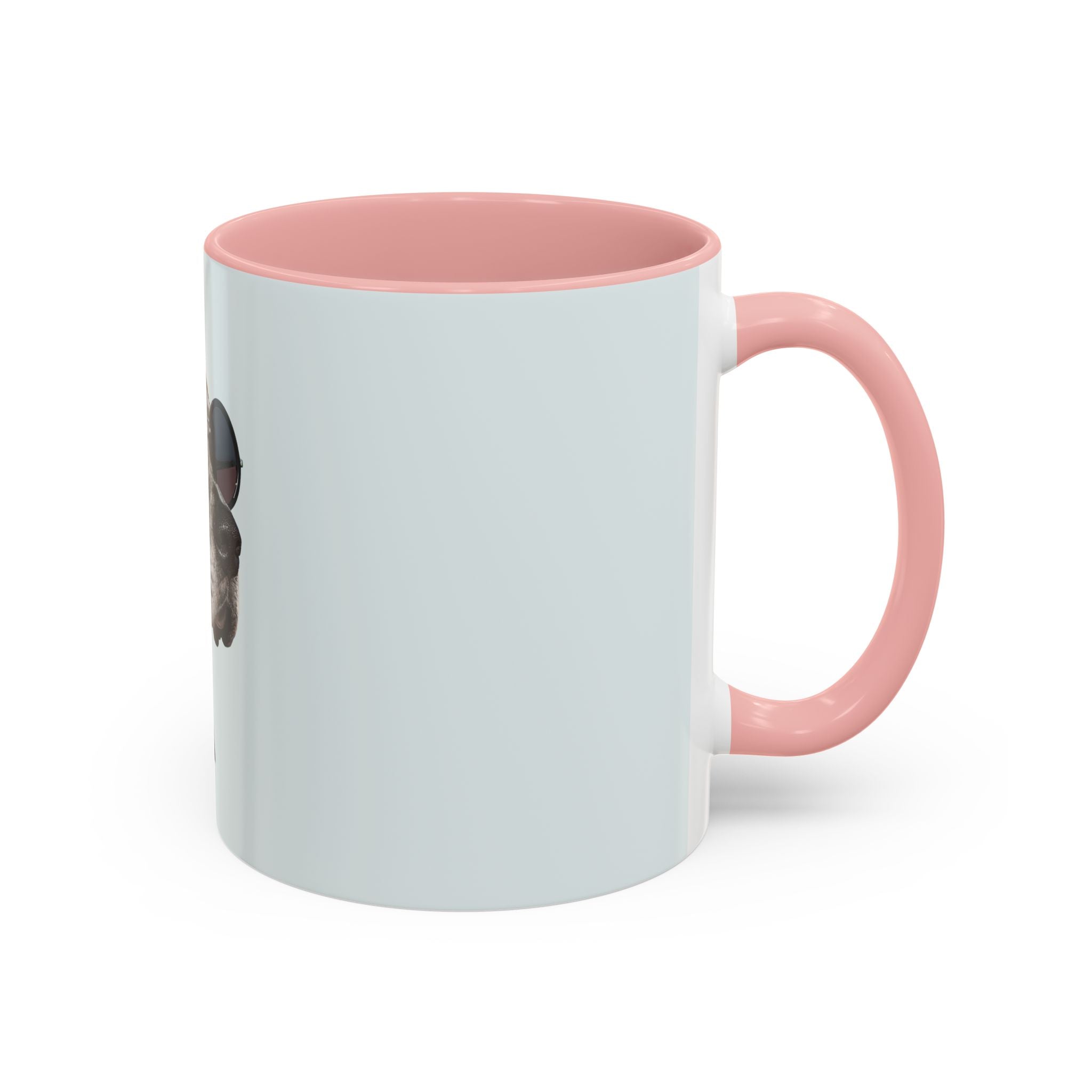 Retro Dog Coffee Mug — Chic Pup with Scarf & Sunglasses Accent Mug