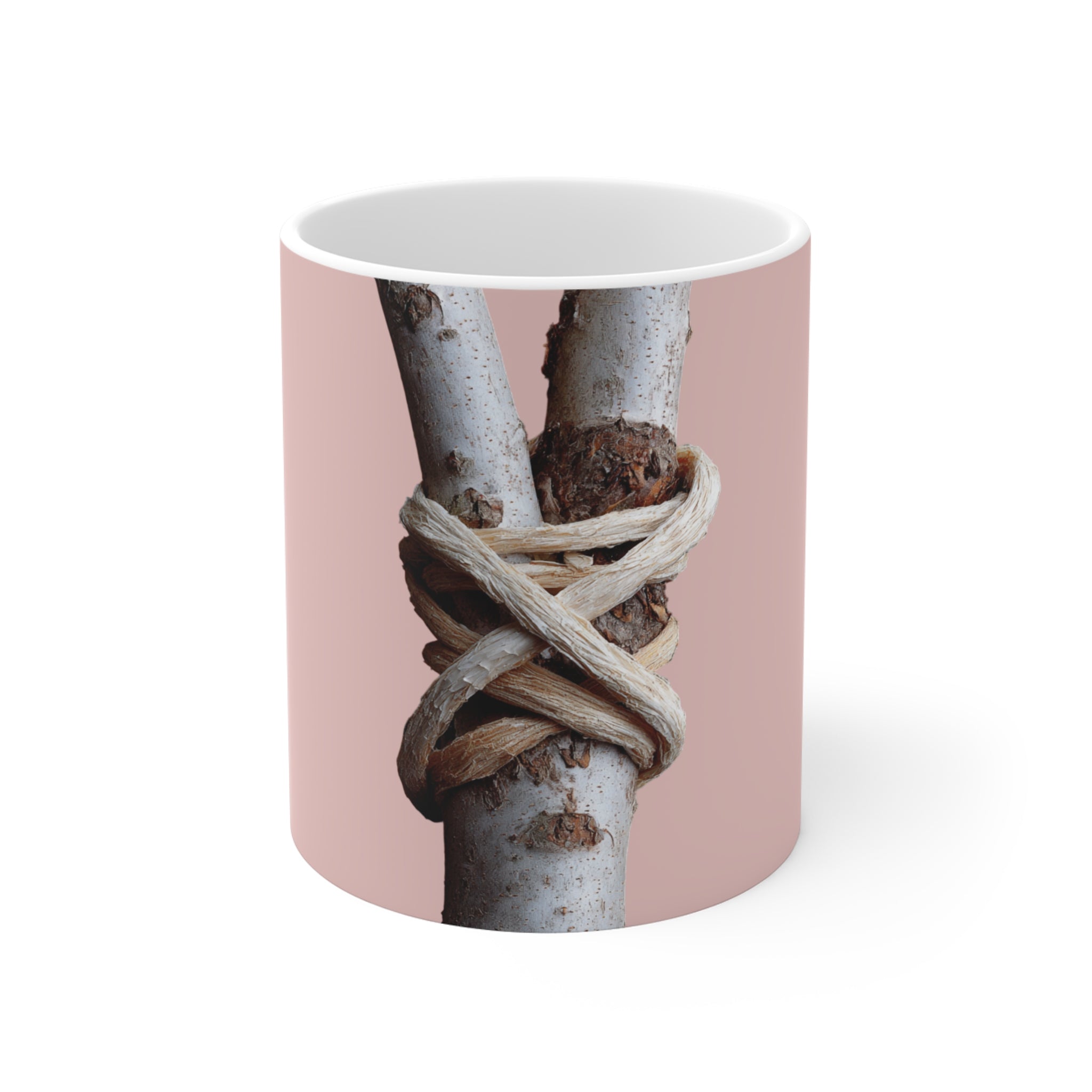 Nature-Inspired 11oz Coffee Mug, Botanical Mug, Earthy Drinkware, Gift for Nature Lovers, Rustic Kitchen Decor, Eco-Friendly Mug