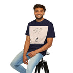 USA I Surfer Beach Scene Tee | Casual Low Tide Waves Dude