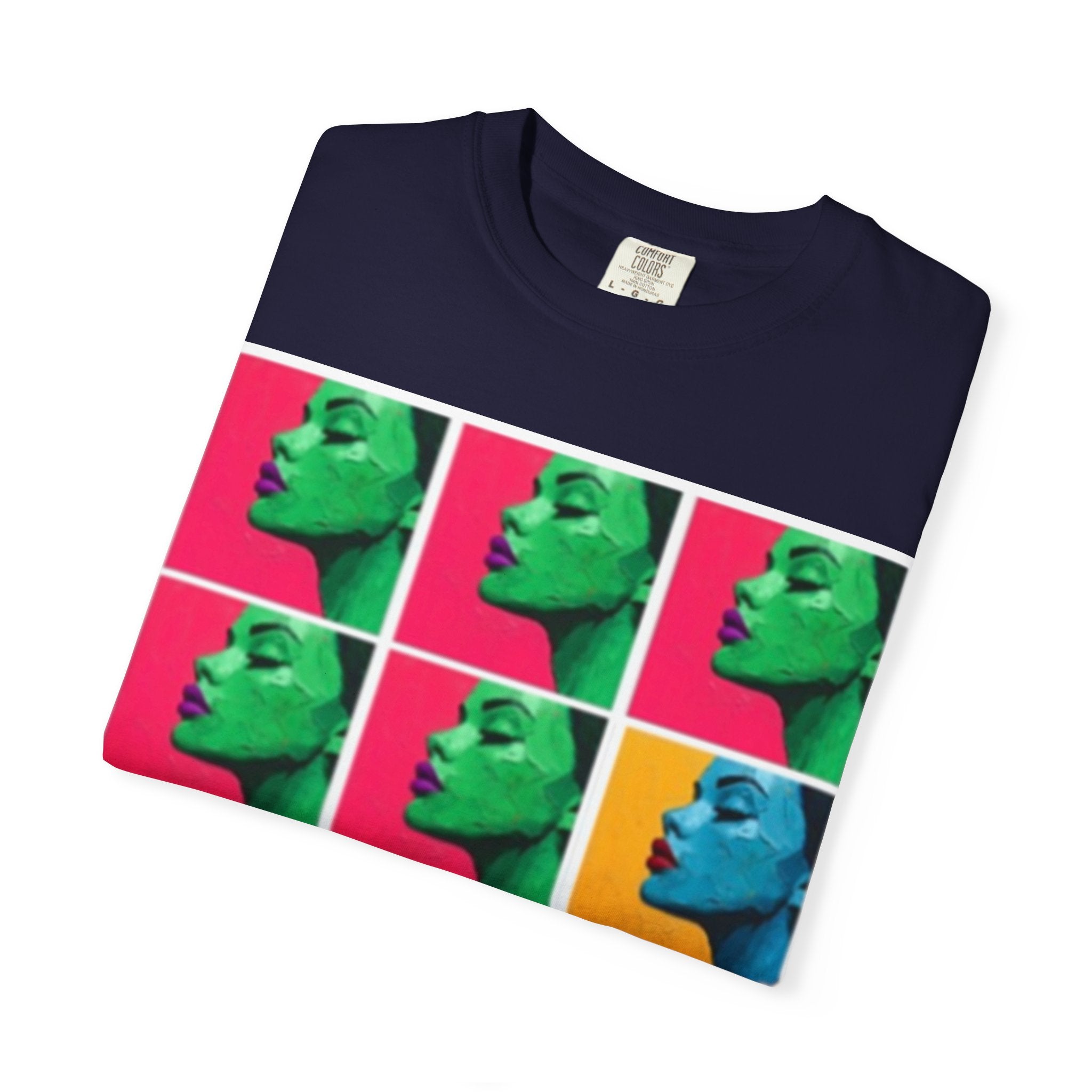 Pop Art Profile Grid T-Shirt