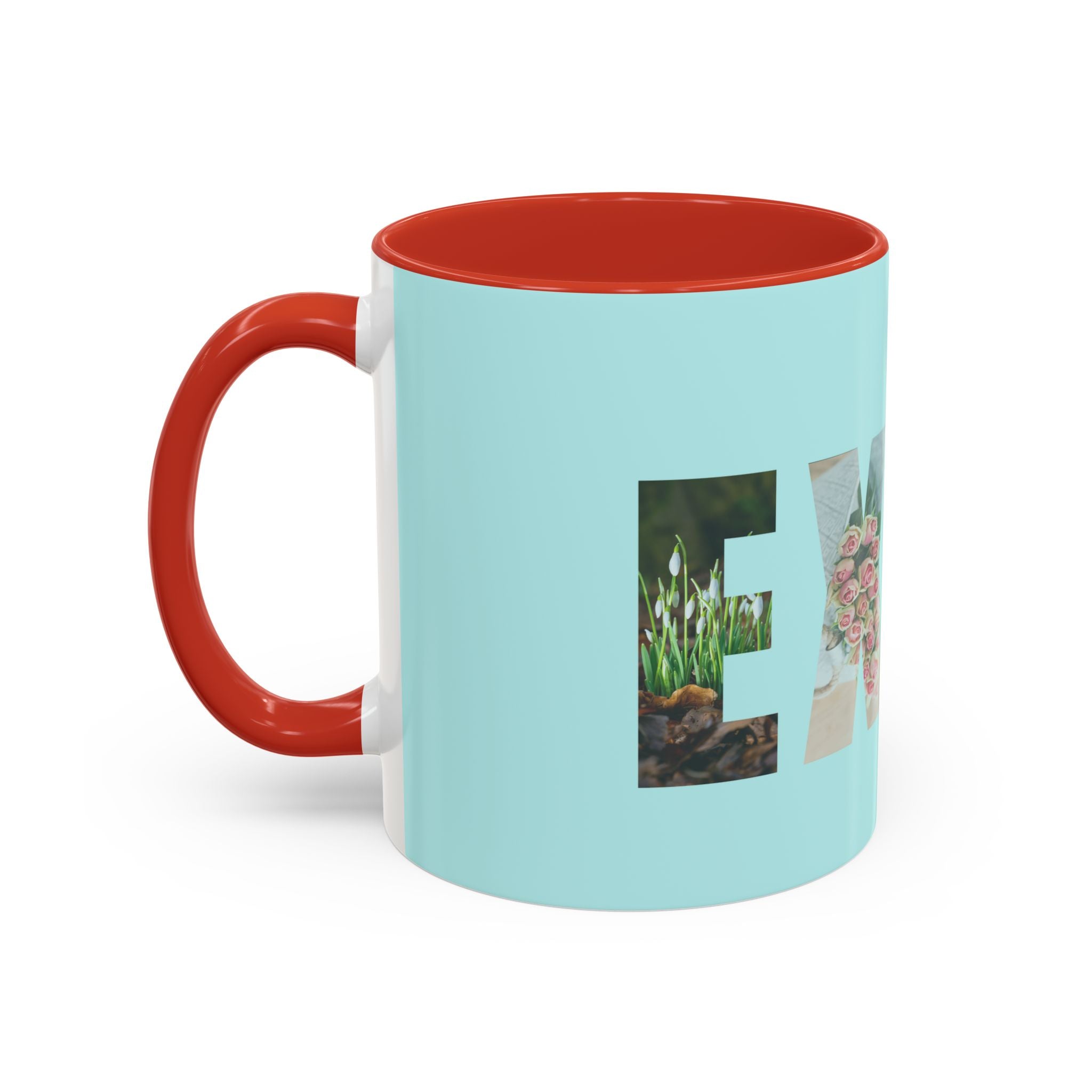 Tumbler Mug — Floral Number 33 Accent Coffee Mug (11/15oz)